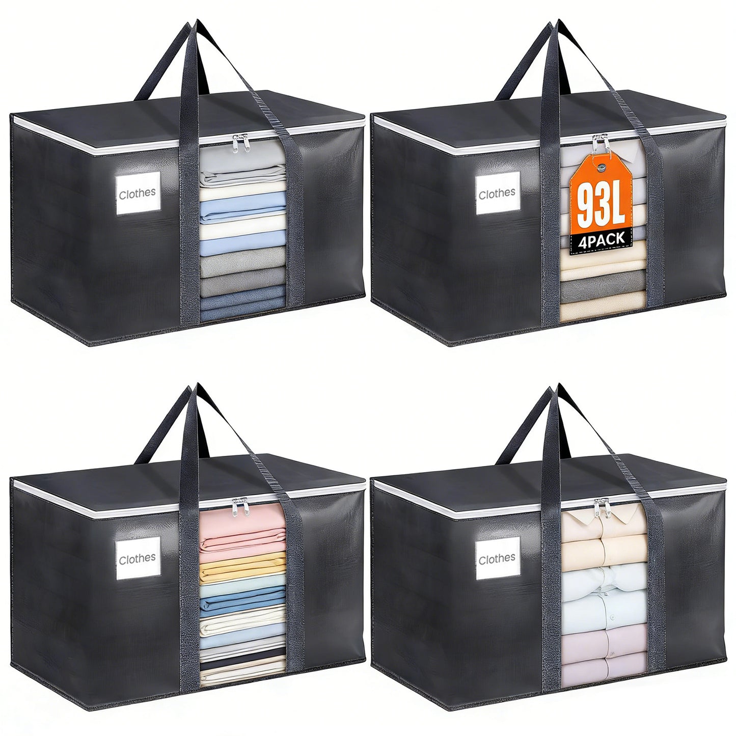 HouseFaves 4 Pack Extra Large Moving Bags